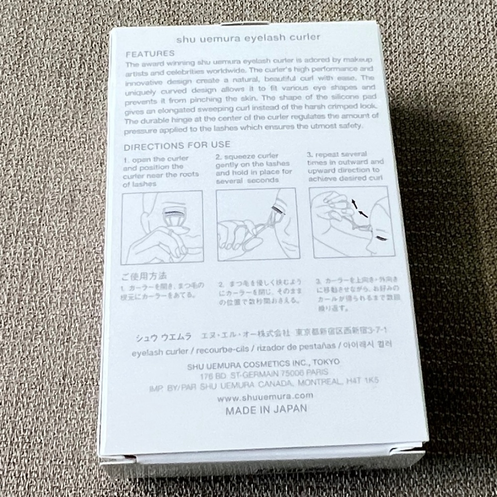 Shu Uemura iconic eyelash curler AND one silicone refill pad NEW in box & SEALED - Picture 4 of 4